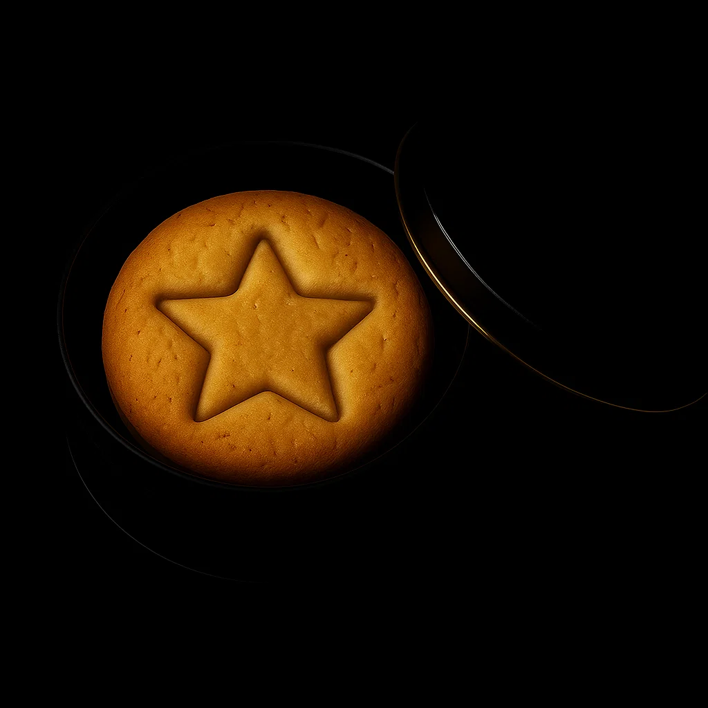 star shaped squid game cookie dalgona